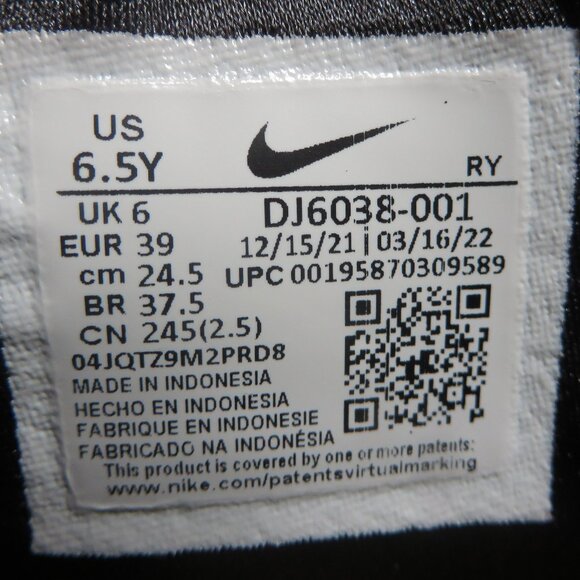 Nike Youth Flex Runner 2 (GS) Shoes Size 6.5Y Black Slip-on #DJ6038-001 - Picture 10 of 10